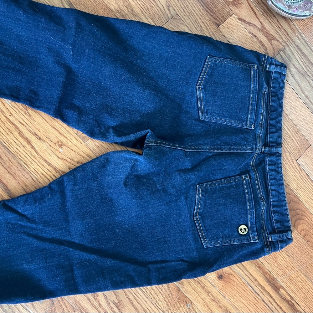 Michael Kors Women's Skinny Jeans in Dark Blue